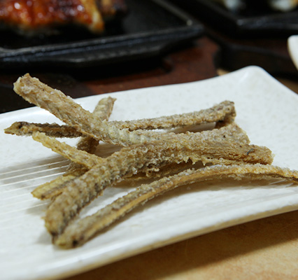 Deep-fried Freshwater Eel Bones